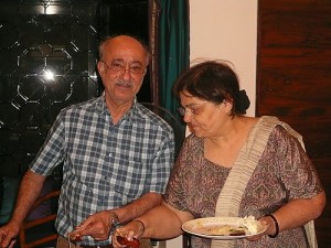 These were our hosts up in Lonavla, Plum and Memaz.  They are like our grandparents away from home, and they treat us like family.  We love these two very much.