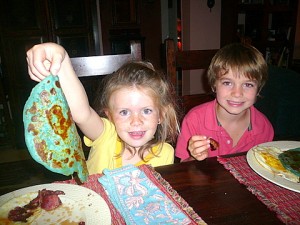 Breakfast for dinner was a real hit!