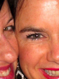 Self portraits don't always work...This is me and Lisa--a newbie like me, Vincent's teacher, and a good friend.