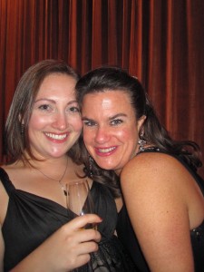 Here's Sarah--she's such a sweetie (and she's a techie like me, so we have a lot of fun;).