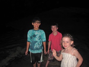 Vincent really hit it off with Krista and Chris' son Keegan.