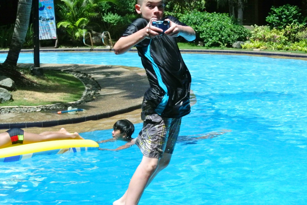 We also had the underwater camera.