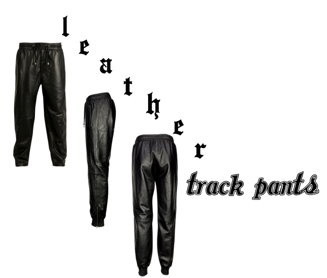 Fashion Fixation: Leather Track Pants